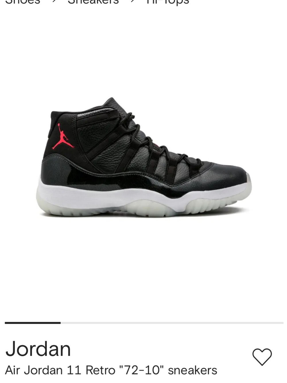 Jordan Air Jordan 11 Retro - Black & White(Bemon King Roidemon sneakers unisex
